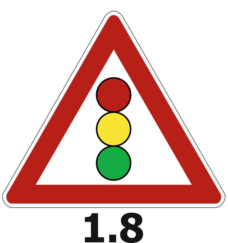 Şəkildə göstərilən 1.8 yol nişanı nəyi bildirir?