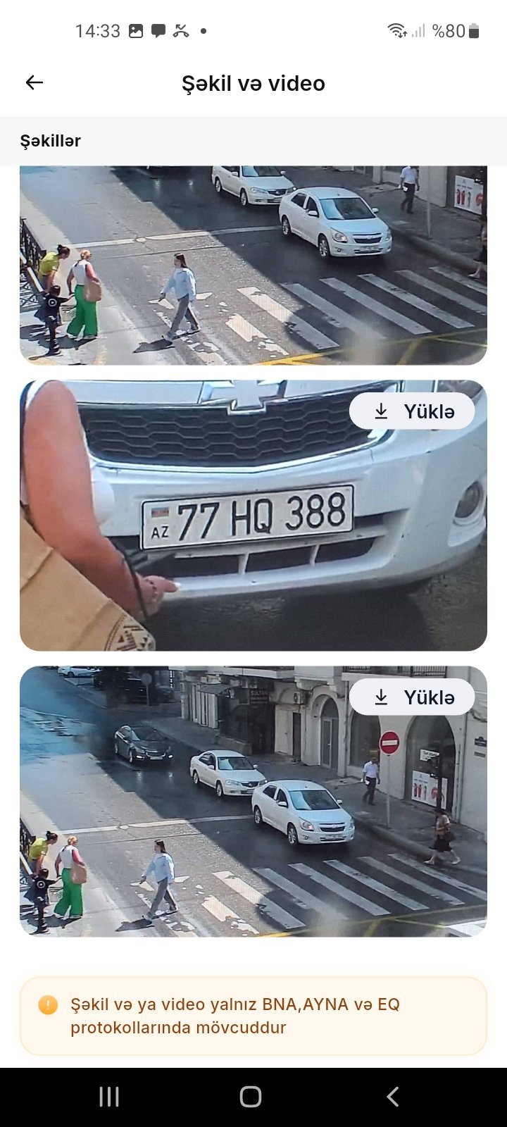 sıx hərəkət zamanı işıqforun yaşıl işığından qırmızıya keçməsi zamanı